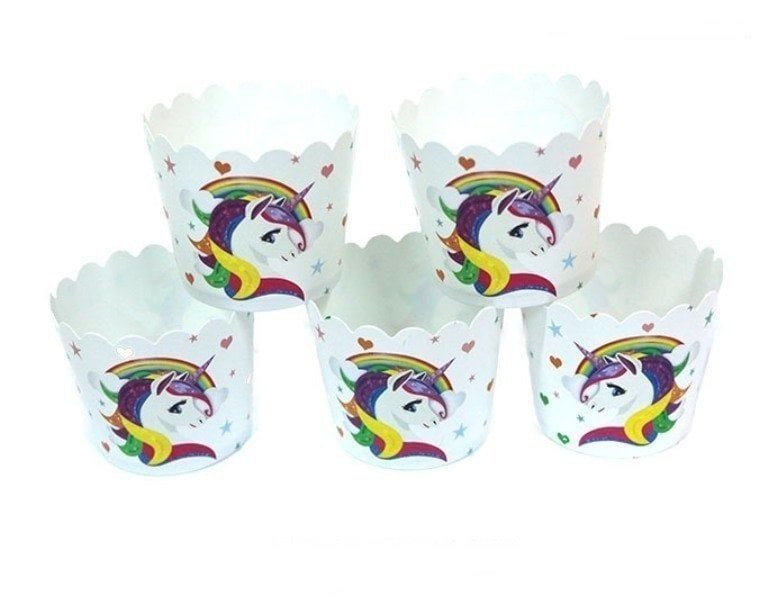 25 li Unicorn Cup Cake Kabı