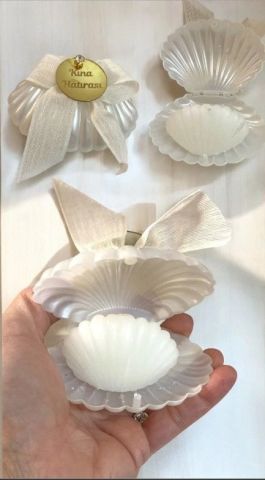 20 Li İstiridye Kutu İçerisinde Mum Hediyelik