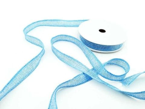 1,5 CM KURDELA JÜT KANAVİÇE MAVİ 10 MT
