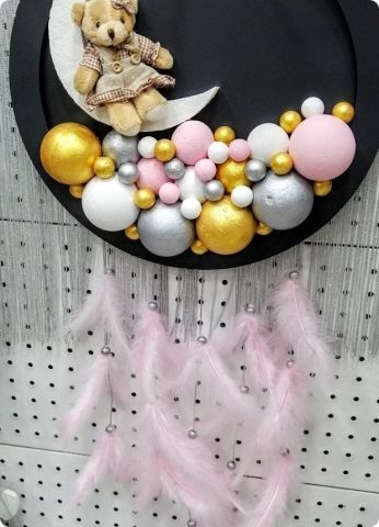 Süslü Işıklı Ayıcıklı İsme Özel Toplu Kapı Süsü
