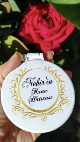 Kına Gecesi Hediyelik Baskılı Plastik Ayna