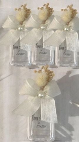 20 Li Süslü Dikdörtgen Pvc Şişe Hediyelik