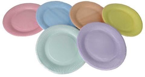 8 Lİ MAKARON KARTON TABAK 23 CM