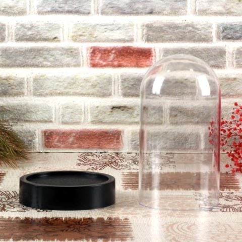 18x10 Cm Büyük Boş Pvc Ters Fanus