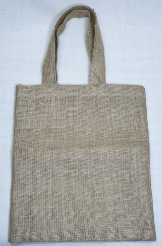 Küçük boy sade kanaviçe kumaş çanta (43*35*10cm)