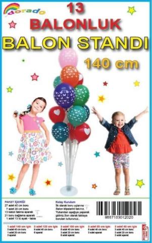 140 cm 13 lü balon standı