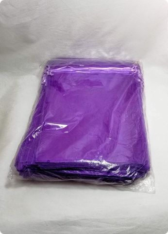 100 lü Büzgülü Tülbent,Yasin,Mevlüt Tül Kese 20x30 cm