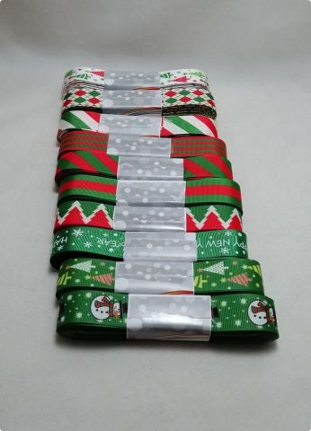 2 Cm Yılbaşı Kırmızı Yan Yeşil Çizgili Grogren Kurdela 10 Mt.