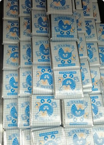 1 Kg Pusetli Kare Madlen Bebek şekeri çikolatası