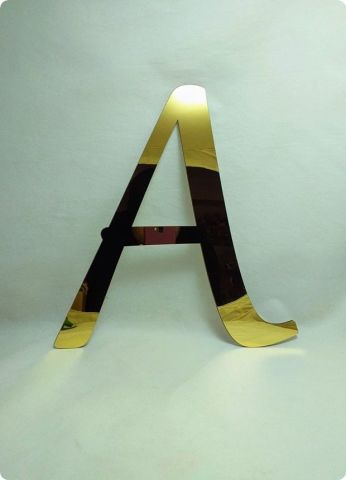 30 cm Mdf+Pleksi Ayna harf ve rakam