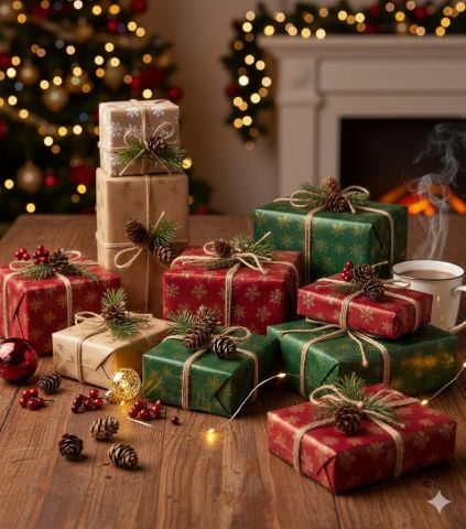 20 li Mini Kozalak Ağaç Süsü