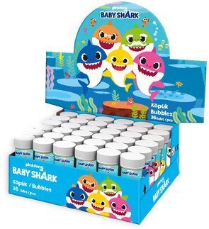 36 LI BABY SHARK KÖPÜK ÇİZGİ KARAKTERLİ