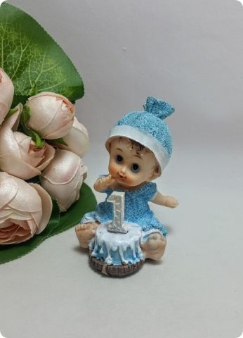 1 Yaş Pastası Bebek Şekeri Biblo