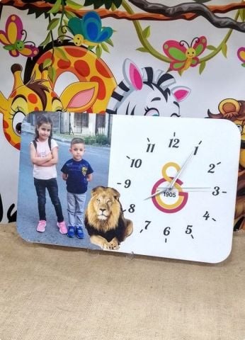 45*31 cm Resimli Taraftar Duvar Saati