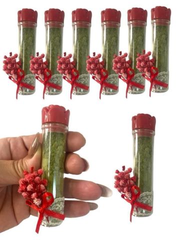 20 Li Cipso Kınalı Pvc Şişe Süslü Hediyelik
