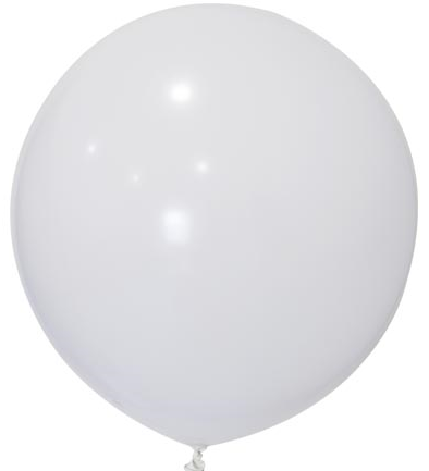 3 LÜ BALON JUMBO DÜZ 24 İNC BEYAZ
