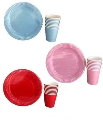 Baskısız Karton Tabak & Bardak Seti (8 li)