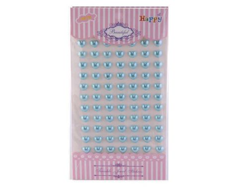 İNCİ KALP STİCKER MAVİ pk770