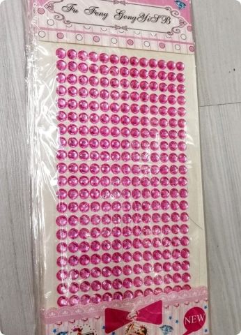 KRİSTAL TAŞ STICKER PEMBE pk2600-50