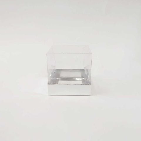 10x10x10 cm Altı Karton Üstü Asetat Kutu