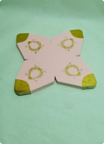 25 Li Baskılı Pramid Karton Kraft Kutu