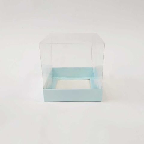12x12x12 cm Altı Karton Üstü Asetat  Kutu