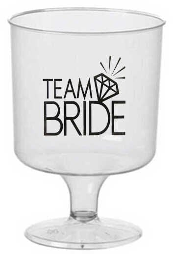 KADEH AKRİLİK 180 CC ŞEFFAF BRIDE TO BE PK:6