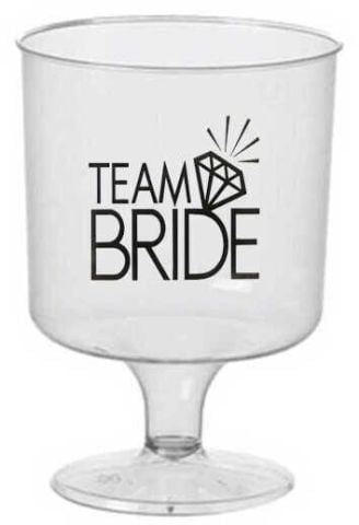 KADEH AKRİLİK 180 CC ŞEFFAF BRIDE TO BE PK:6