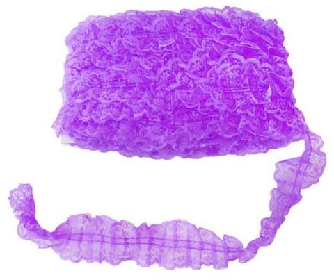 KURDELA DANTELLİ LİLA 4.2cm