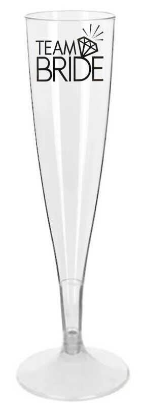 KADEH AKRİLİK UZUN 120 CC ŞEFFAF BRIDE TO BE PK:6