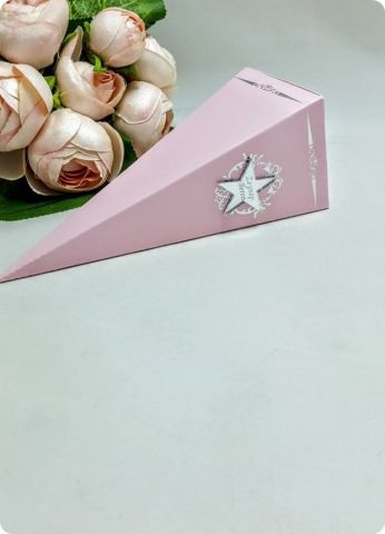 25 Li Karton Üçgen Sünnet Mevlüt Şekeri Külahı
