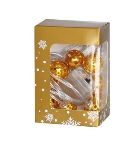 Yılbaşı Pilli Led Işıklı Top Küre 3 mt.