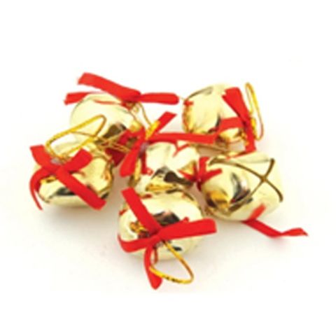 12 li Süslü Zil 3 cm Yılbaşı Ağaç Süsü