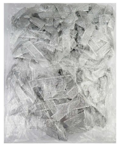 FİYONK HAZIR SATENDEN 1CM GÜMÜŞ