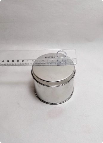 12 Li 8x6,5 Cm Gümüş Büyük Teneke Mum Kutusu