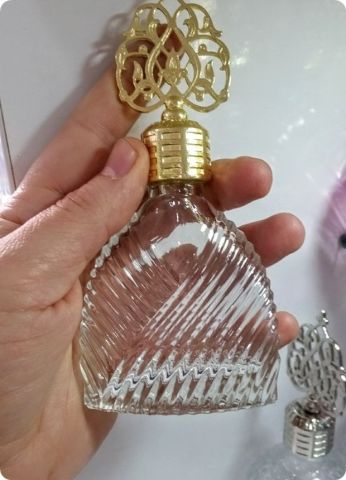 12 li Metal Güneş Tepelikli Diva Yassı Cam Kolonya Şişesi 50 cc