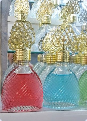 12 li Metal Güneş Tepelikli Diva Yassı Cam Kolonya Şişesi 50 cc