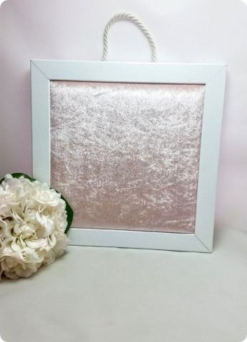 30x30 Cm Ahşap,Kadife Kumaşlı Kare Profil Kapı Süsü Fon Süzsüz