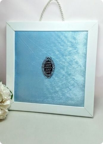 30x30 Cm Ahşap,Kadife Kumaşlı Kare Profil Kapı Süsü Fon Süzsüz