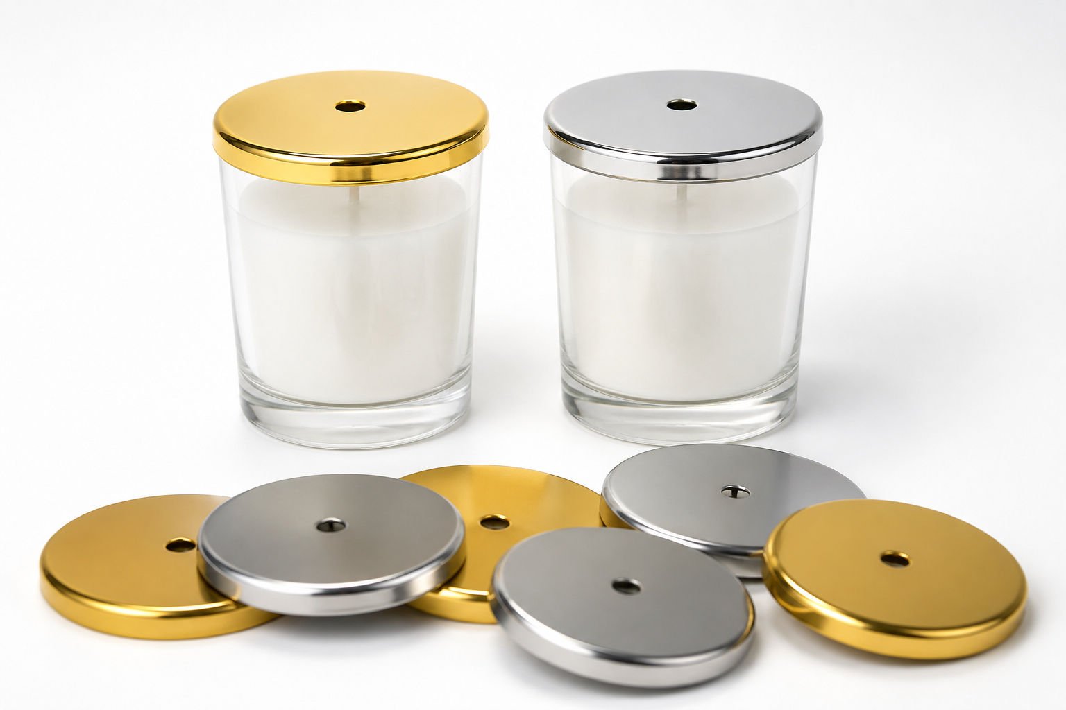 Bardak Mumluk için Metal Kapak
