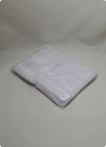 100 lü Büzgülü Yasin,Mevlüt Organze Tül Kese 15x25 cm