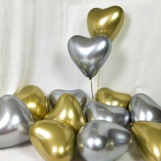 50 li KROM PARLAK (MIRROR) KALP BALON 16 İNC ALTIN