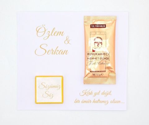 20 Li Kahve & Çikolatalı Nikah Hediyeliği