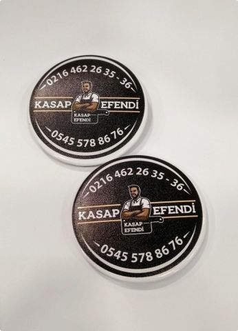 Kurumsal Logolu Metal Mıknatıslı UV Baskılı Açacak (6cm)