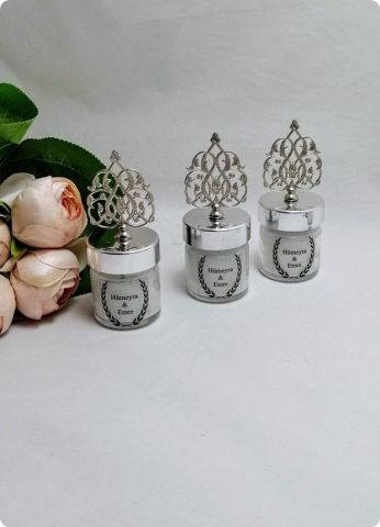 Şeffaf Kare Sticker / mum etiketi 1 Sayfa (54Adet)
