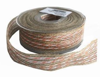 2,5 CM KURDELA JÜT KANAVİÇE FİTİLLİ 10MT PEMBE