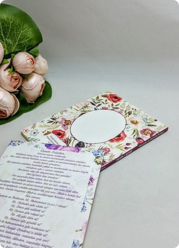1 Paket Oval İsim / Foto Baskısına Uygun Yasin Kitabı