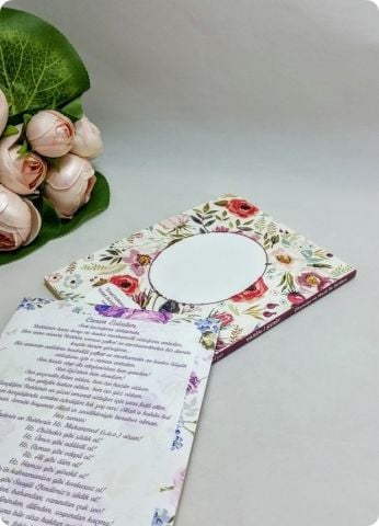 1 Paket Oval İsim / Foto Baskısına Uygun Yasin Kitabı