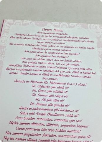 1 Paket Hediyelik Yasini Şerif