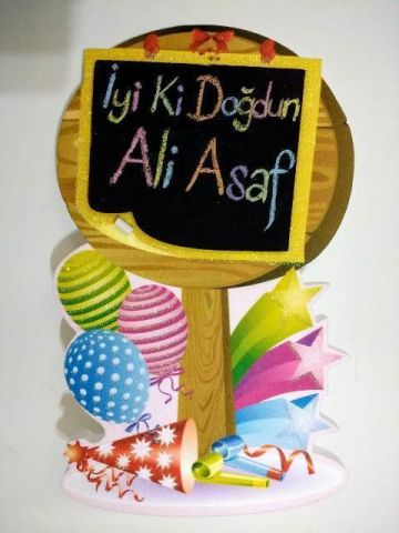 Strafor Tebeşirli Parti Tahtası (49,5x29,5cm)